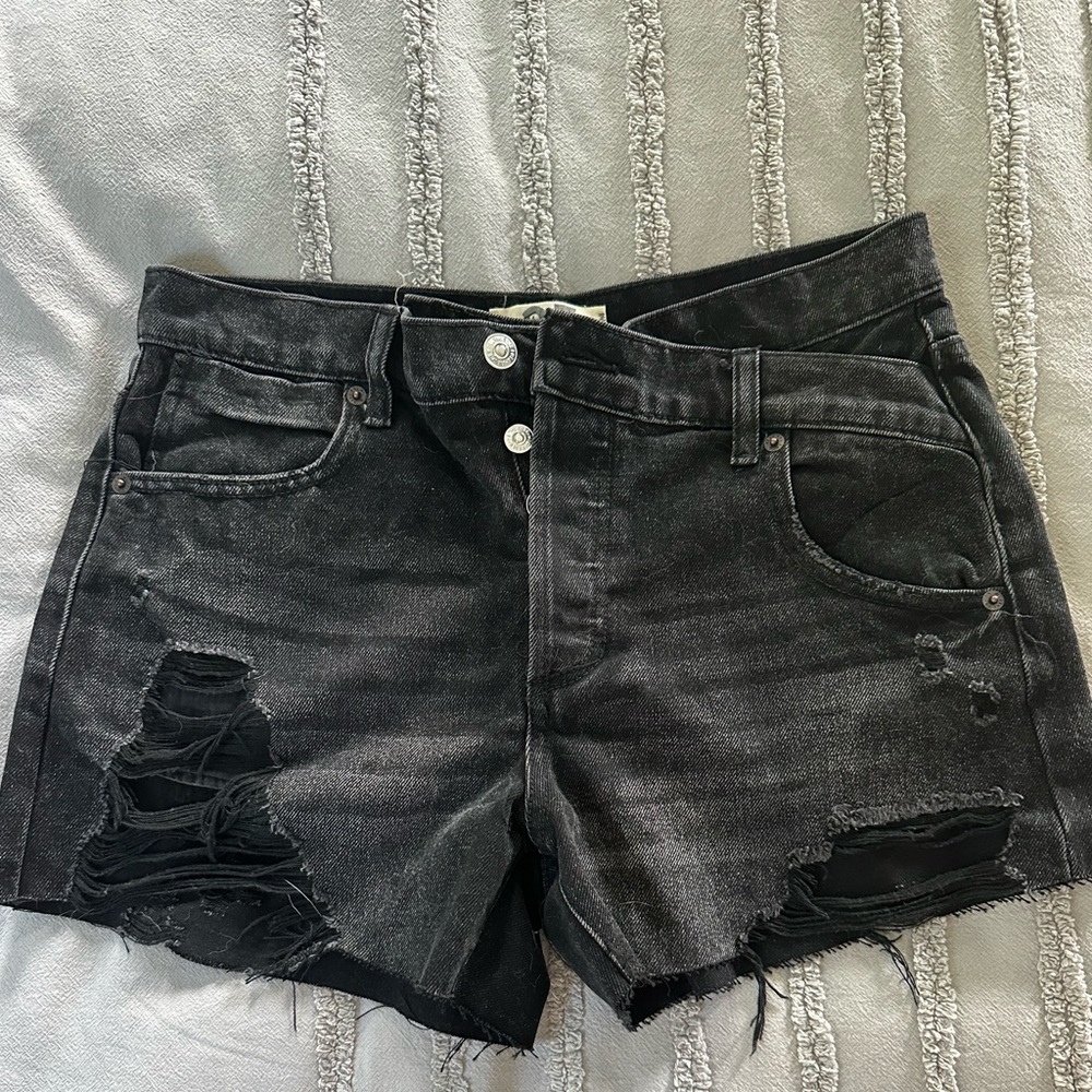 We The Free Distressed Jean Shorts